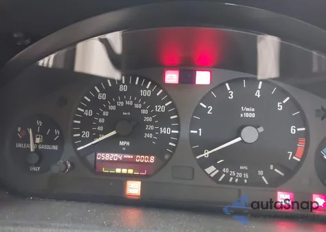 1997 BMW 328Ic z USA, uszkodzony, nr VIN WBABK7329VET64286